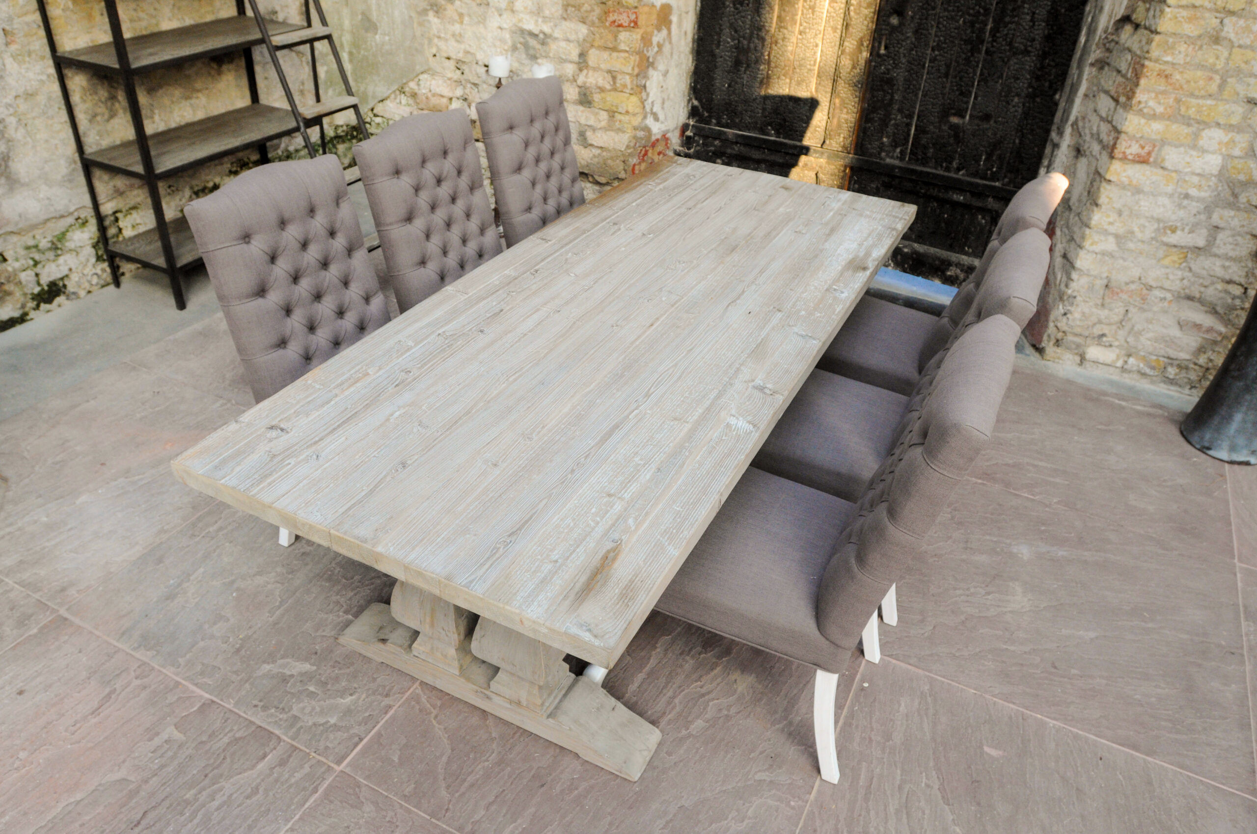 DRENTHE Kloostertafel 240 x 100 cm - Afbeelding 4